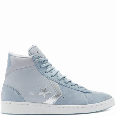 Converse Heart Of The City Pro Leather - Miesten Saappaat - VaaleanSininen/Obsidian